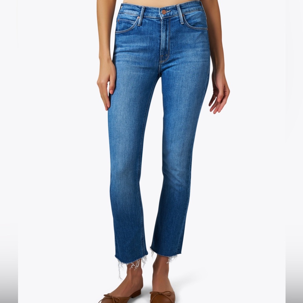 EUC Mother Dazzler Ankle Fray